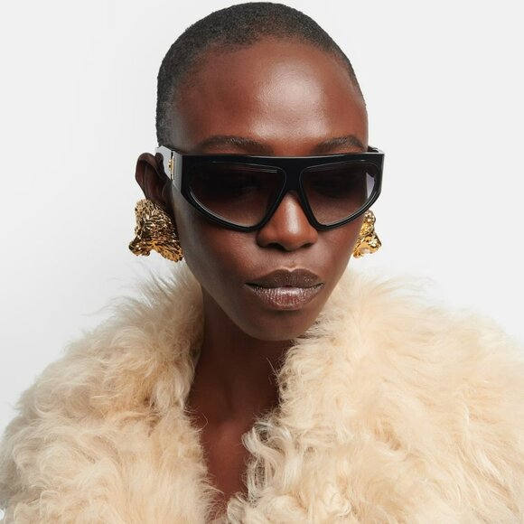 Balmain B-ESCAPE BPS-143A-62 Men BRAND NEW Sunglasses Titanium Black Gold Grey - Picture 9 of 12